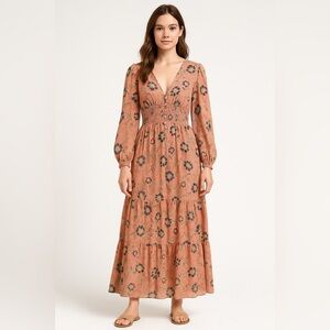 Patrons of Peace Floral Maxi Dress – Size M